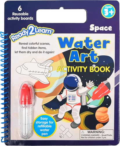 Vista 9 de Libro de Actividades de Arte con Agua Ready 2 Learn Dinosaurios 6 Escenas Sin Desorden Libro de Colorear con Agua Reutilizable Aprende