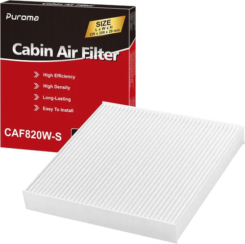 Vista 20 de Puroma Filtro de aire de cabina multicapa para CF12150 6081C 12150-C1 Ford