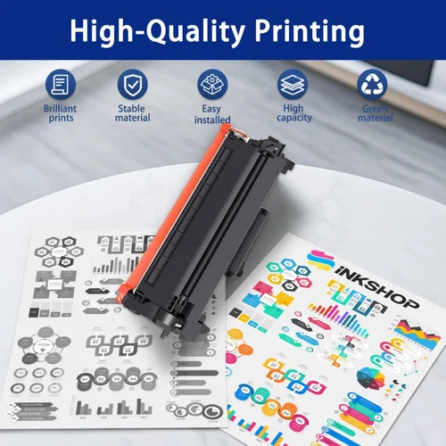 Vista 6 de TN730 Compatible TN730 TN-730 Cartucho de tóner negro de repuesto para tóner Brother TN-730 DCP-L2550DW MFC-L2710DW HL-L2350DW HL-L2370DW HL-L2390DW