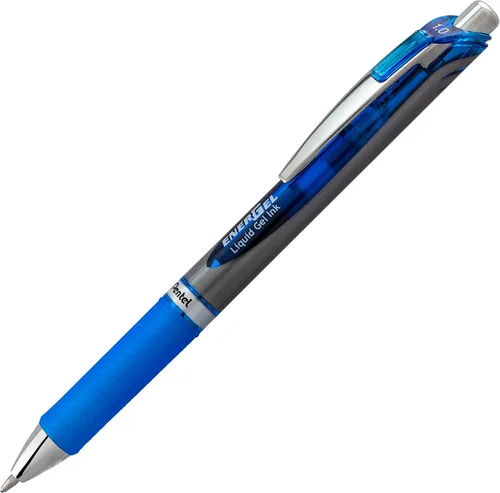 Vista 50 de Pentel EnerGel RTX - Bolígrafo de gel líquido retráctil, línea mediana, punta de metal, tinta de colores surtidos, paquete de 4 unidades (BL77BP4M)