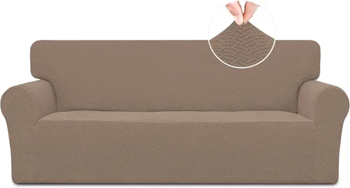 Vista 12 de Easy-Going Funda de sofá reclinable de jacquard elástico, suave de 4 piezas, con lazo elástico, protector de muebles lavable para niños, mascotas