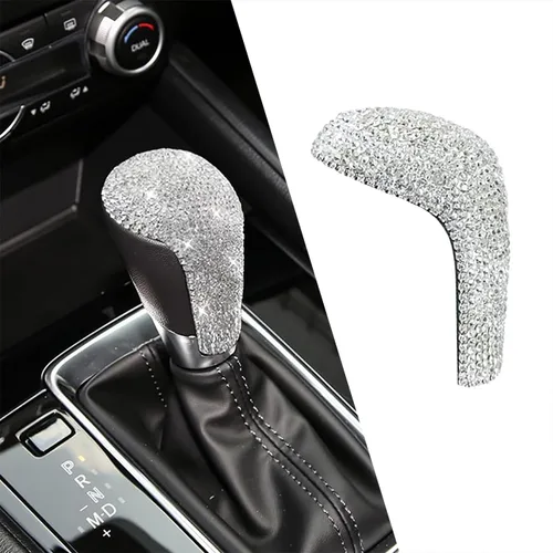 Vista 13 de Tapones para pomos de aire acondicionado, compatibles con Mazda 3 (2014-2018), cristal, decoración