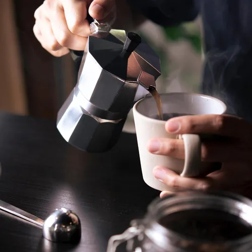 Vista 7 de Fino Cafetera espresso para estufa, prepara hasta 3 porciones