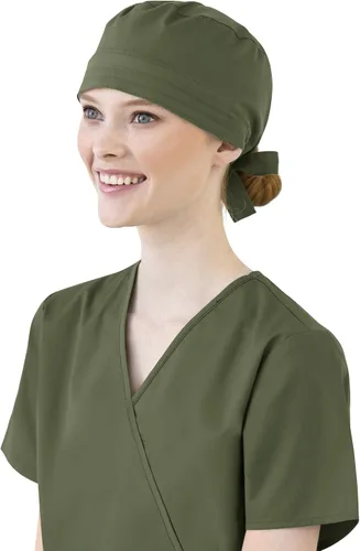 Vista 14 de WonderWink Gorra médica unisex Vino