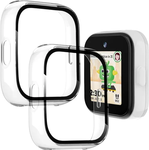 Vista 11 de Paquete de 2 protectores de pantalla compatibles con Sync Up Kids Watch 2, carcasa protectora general de policarbonato duro, accesorios para SyncUp