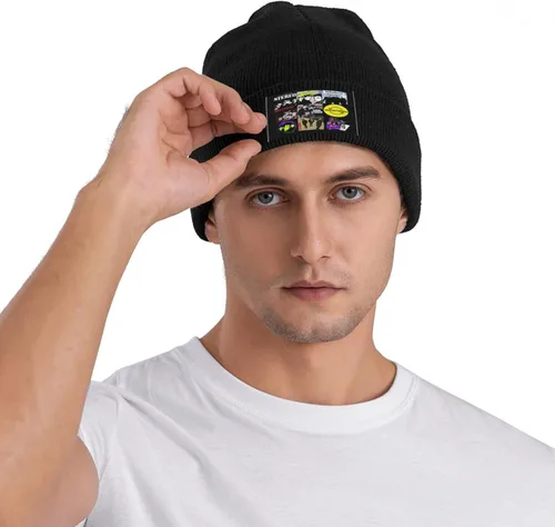 Vista 5 de Soda Rock Band - Sombreros de punto estéreo unisex para adultos, gorro de punto suave clásico esencial para clima frío, viajes al aire libre