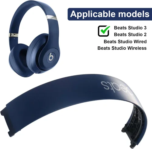 Vista 2 de Studio 2 - Accesorios de repuesto para diadema Studio 3, kit de reparación compatible con Studio 3.0 / Studio 3.0 Wireless (B0500 B0501) Diadema