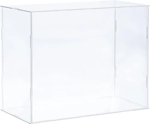 Vista 9 de MECCANIXITY Caja plástica de acrílico de la vitrina clara monta el escaparate a prueba de polvo 6.3x4.3x6.1 pulgadas para artículos coleccionables