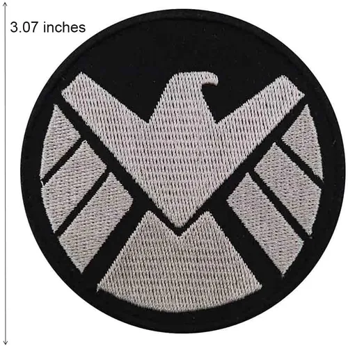 Vista 2 de Rockapatch Disfraz de Halloween S.H.I.E.L.D. Parches bordados para planchar