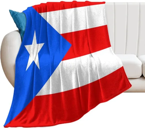 Vista 10 de Manta con la bandera de Nicaragua, manta suave y ligera, colcha duradera para decoración del hogar, manta de sofá de 30 x 40 pulgadas