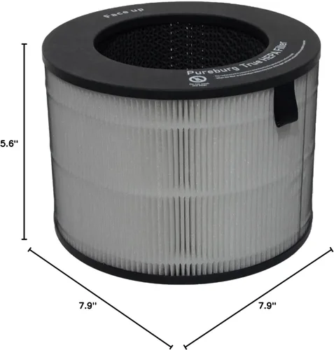 Vista 8 de PUREBURG Filtro de repuesto compatible con LG PuriCare AeroTower U9C Series U9CV2B U9CS1C U9CV1C, ventilador purificador de aire, H13 True HEPA