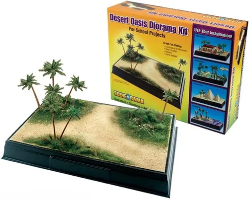 Vista 3 de Scene-A-Rama Desert Oasis Diorama Kit