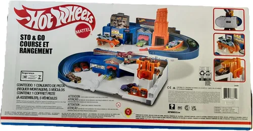 Vista 2 de Hot Wheels Flying Customs Sto & Go, Track Set