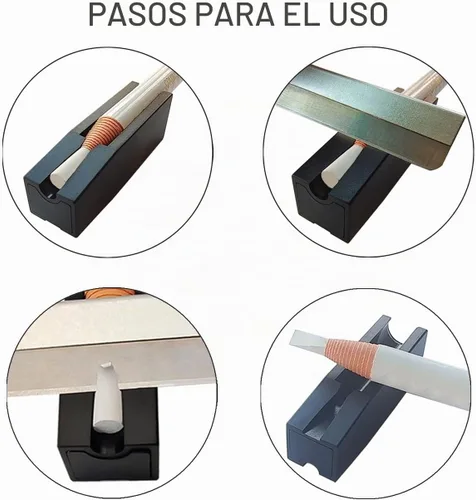 Vista 4 de Sacapuntas de cejas para cejas, impermeable, desprendible, y 10 sacapuntas
