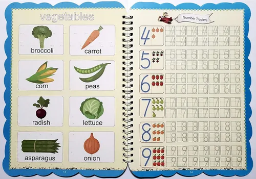 Vista 8 de Práctica de escritura a mano - Libro de trabajo reutilizable de seguimiento de letras y números