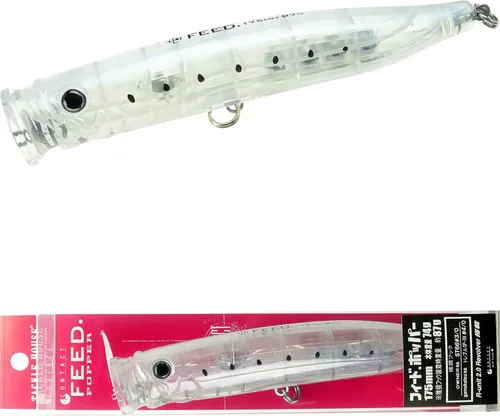 Vista 46 de TACKLE HOUSE Feed Popper 175, Señuelos de pesca de atún de agua salada, Topwater, GT, Bonito, Yellowtail, Yellowfin, Atún rojo, flotante