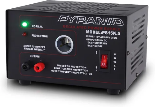 Vista 8 de Pyramid PS9KX - Fuente de alimentación de banco compacto universal, convertidor de mesa de laboratorio doméstico regulado lineal de 5 amperios