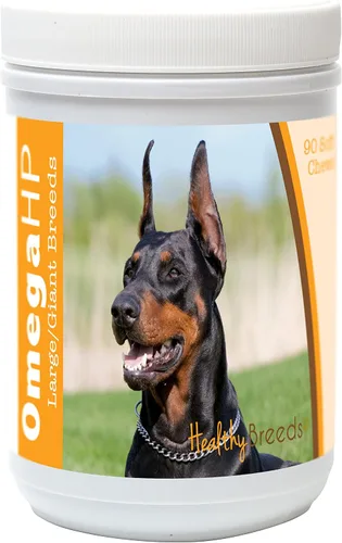 Vista 174 de Healthy Breeds Affenpinscher Omega HP - Masticables suaves para piel y pelaje, 60
