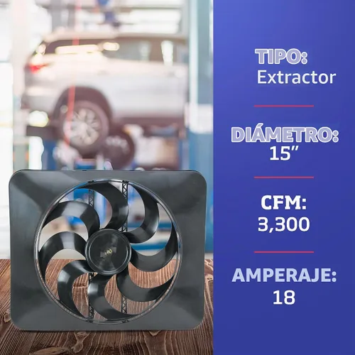 Vista 5 de FLEX-A-LITE 183 ventilador de motor