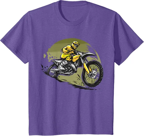 Vista 65 de Camiseta de motocross Supermotard Enduro, Negro, S