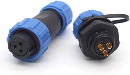 Vista 11 de SP13 2pin/3pin/4pin/5pin/6pin/7pin/9pin conector de cable de aviación, enchufe impermeable IP67, conector de equipo de luz LED