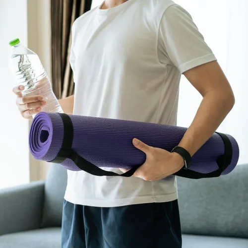 Vista 5 de 4PCS Yoga Mat Carrier Strap, Adjustable Yoga Mat Strap Carrier for Exercise/Travel/Gym, Mat Holder Sling Carrier