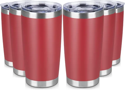 Vista 11 de Vaso Térmico de 20 oz de Acero Inoxidable Vasos Térmicos a Granel con Tapa Aislamiento de Doble Pared Tazas de Café Térmicas para Bebidas Calientes