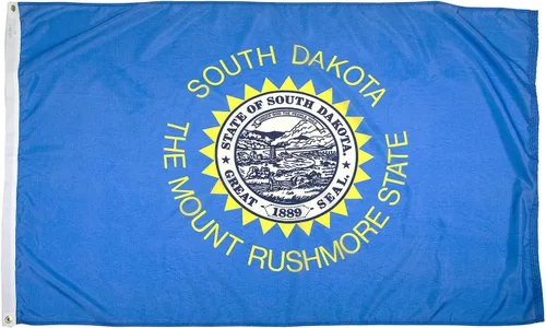 Vista 64 de FlagSource Bandera del estado de Alabama, material de nailon 200D con certificación FMAA, resistente, fabricada en Estados Unidos, resistente a