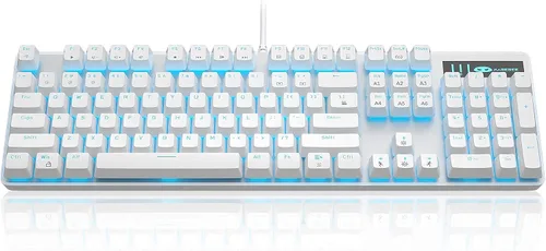 Vista 9 de MageGee Teclado Mecánico para Juegos, Teclado USB con Cable con Retroiluminación Ajustable, Nuevos Teclados Mecánicos Storm 100% Anti-ghosting