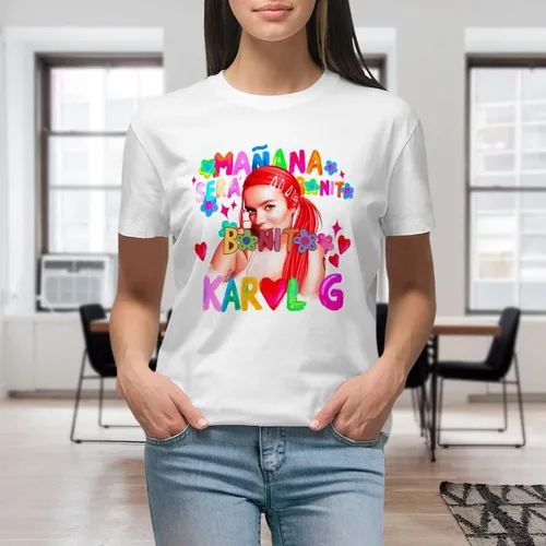 Vista 4 de T-Shirts Women Casual Tee Funny Graphic T Shirt Crewneck Tshirt Summer Top