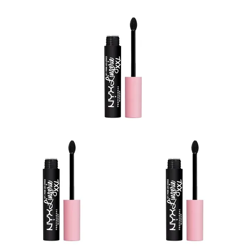 Vista 20 de Nyx - Maquillaje profesional; labial líquido de la línea Lingerie XXL, mate, Undress'd (Color rosa en tono desnudo)