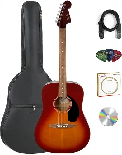 Vista 14 de Fender Squier - Guitarra acústica con juego de guardabarros
