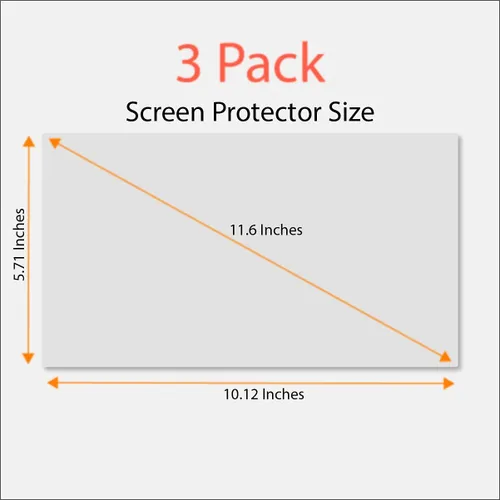 Vista 5 de Protector de pantalla antirreflejos y antihuellas dactilares (paquete de 3) para portátiles de 11.6 pulgadas