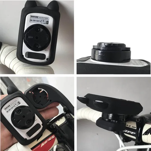 Vista 5 de Kit de inserción de adaptador de montaje GPS para computadora de bicicleta, cubierta trasera giratoria compatible con Gar min Edge 500/530/1050