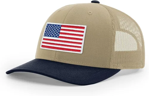 Vista 228 de Joe's USA Richardson 112 - Gorras de camionero con parche gráfico personalizado - Gorras estructuradas de cinco y seis paneles Richardson Premium