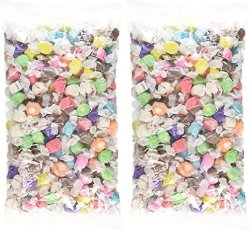 Vista 11 de Caramelos de agua salada Taffy en una bolsa de 3 libras, de Sweets Salt Water Taffy Candy Bulk, Old Fashioned Assorted Flavors, Soft and Chewy