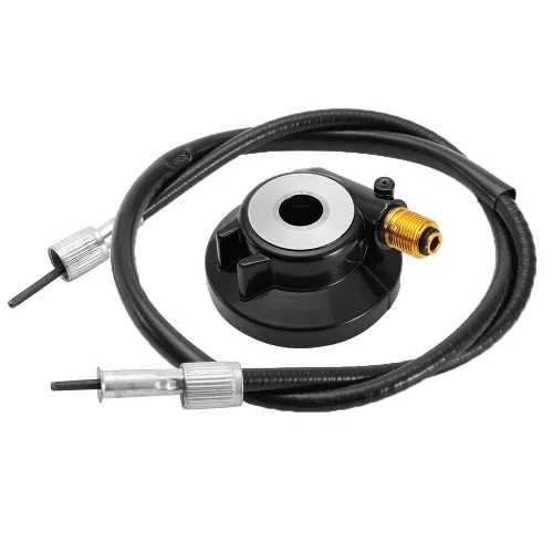 Vista 7 de Engranaje de transmisión del velocímetro de 0.472 in con cable de 39.4 pulgadas, kit de línea de engranajes de transmisión del velocímetro