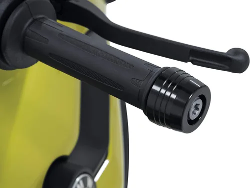 Vista 2 de Kuryakyn 3812 Accesorio para manillar de motocicleta: Deslizadores de manillar Lodestar para BMW F 750 GS y F 850 GS, negro, 1 par