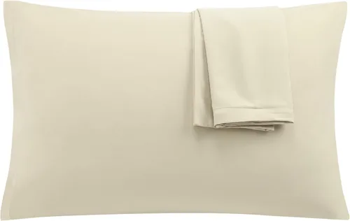 Vista 33 de uxcell Paquete de 2 fundas de almohada de microfibra suave serie 1800 con cremallera estándar (20 x 26 pulgadas), color dorado