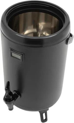 Vista 6 de Dispensador de bebidas calientes de 2.64 galones/10L de acero inoxidable con aislamiento dispensador de bebidas frías y calientes con termómetro