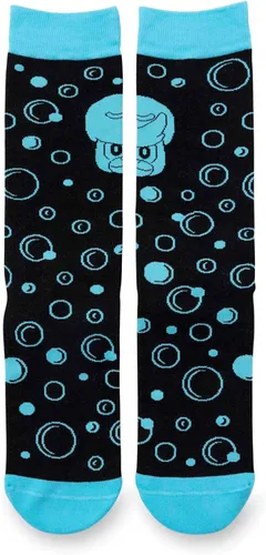 Vista 2 de Pokémon Center Quaxly - Calcetines redondos negros y azules (talla única), Multi colorido