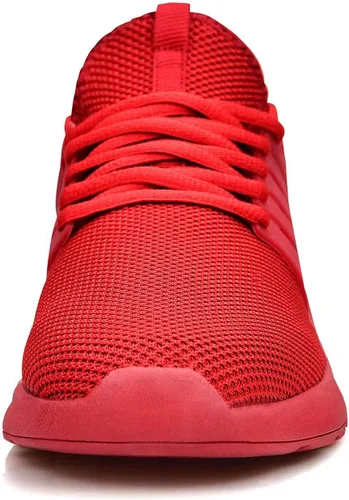Vista 3 de Troadlop - Zapatos deportivo para mujer, antideslizantes, de meter, con cordones de adorno, para correr o caminar
