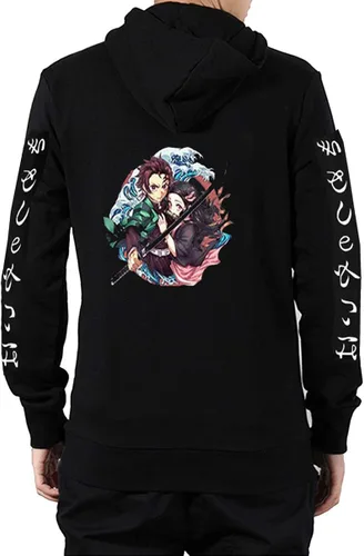 Vista 2 de Joyee Kimetsu no Yaiba Kamado Tanjirou - Sudadera de manga larga para cosplay