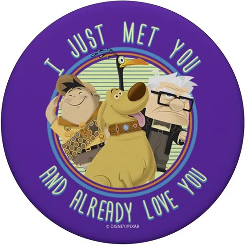 Vista 3 de Disney Pixar Up Russell Carl Dug I Just Met You And Love You - PopSockets Grip and Stand for Phones and Tablets