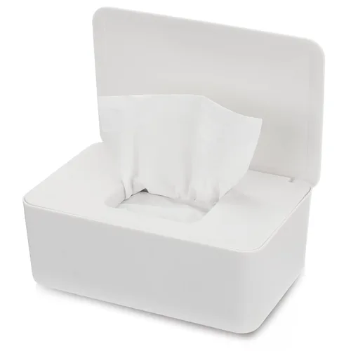 Vista 13 de NOVWANG Dispensador de toallitas, soporte para toallitas para bebés, mantiene las toallitas frescas, contenedor de toallitas recargables para Negro