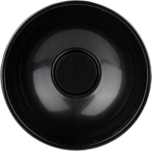 Vista 15 de Restaurantware Ensaladeras de plástico de 21 onzas, 200 cuencos de plástico desechables reciclables, grandes tazones de plástico negro para llevar