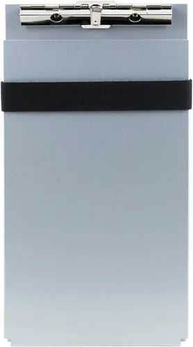 Vista 4 de Soporte para formularios II Saunders de aluminio reciclado, con clip, 6" x 11", Gris