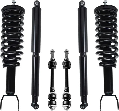 Vista 52 de Detroit Axle - Kit de puntales delanteros de 6 piezas para Ford Escape 2014-2019, 2 puntales y muelles helicoidales, 2 enlaces de barra