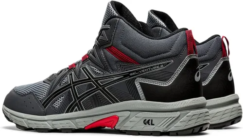 Vista 3 de ASICS Gel-Venture 8 Mid Top Tenis de correr para hombre, NegroNegro