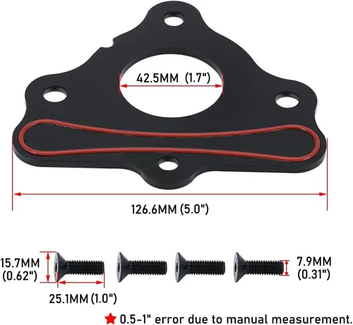 Vista 2 de Kit de pernos de junta de placa de retención para árbol de levas compatible con GM LS1 LS2 LS3 4.8 5.3L 6.0L 6.2L Vortec Corvette Cam